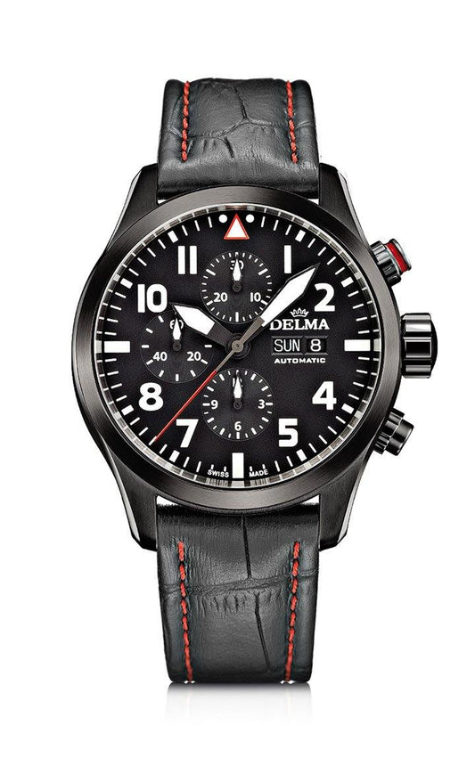 DELMA COMMANDER CHRONOGRAPH FULL BLACK