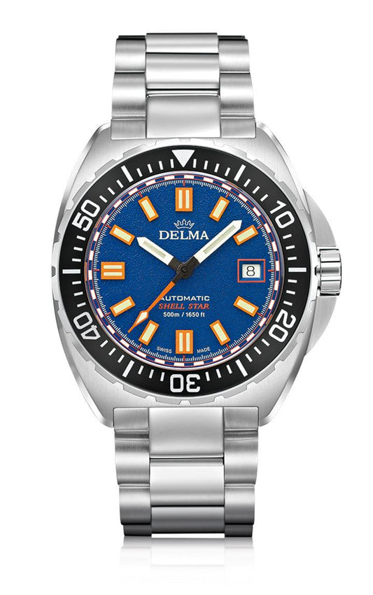 DELMA SHELL STAR TITANIUM BLUE