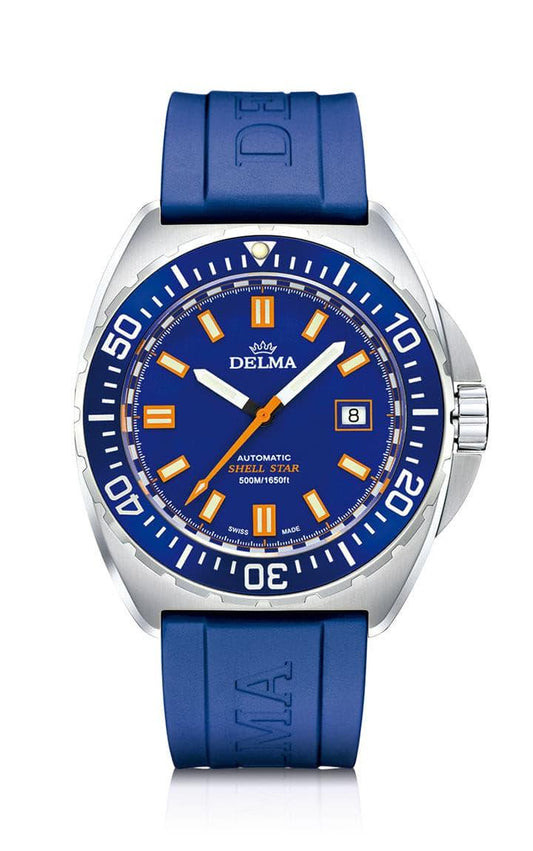 DELMA SHELL STAR AUTOMATIC BLUE